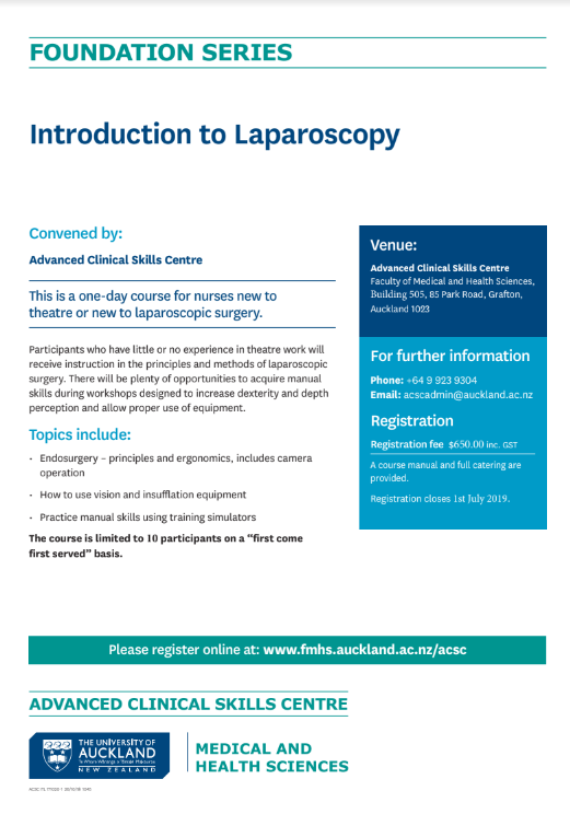 Laparoscopy flyer